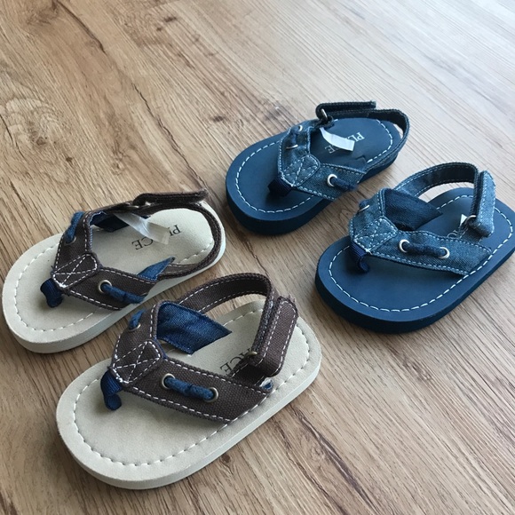 Children's Place Other - Boys sandals Blue never worn, Brown worn twice Children's Place Other - Boys sandals Blue never worn, Brown worn twice